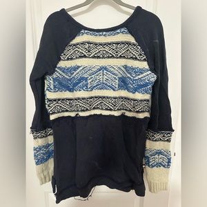 Free people “winter” sweater long